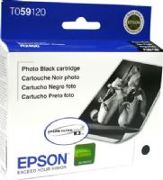 Epson T059120 Ink Cartridge, Inkjet Print Technology, Photo Black Print Color, 450 Pages Duty Cycle, 5% Print Coverage, New Genuine Original OEM Epson, For use with Epson Stylus Photo R2400 (T059120 T059-120 T059 120 T-059120 T 059120) 