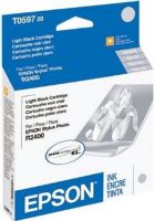Epson T059720 Ink Cartridge, Inkjet Print Technology, Light Black Print Color, 450 Pages Duty Cycle, 5% Print Coverage, New Genuine Original OEM Epson, For use with Epson Stylus Photo R2400 Printer (T059720 T059-720 T059 720 T-059720 T 059720) 