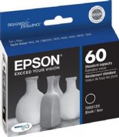 Epson T060120 DURABrite Ultra Ink tank, Inkjet Print Technology, Black Print Color, 400 Pages Duty Cycle, 5% Print Coverage, Pigmented Ink Type, New Genuine Original OEM Epson, For use with Epson Stylus CX3800, CX3810, CX4200, CX4800, CX5800F, CX7800, C68, C88 and C88+ (T060120 T060-120 T060 120 T-060120 T 060120) 