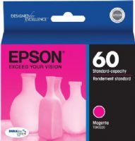 Epson T060320 DURABrite Ultra Ink tank, Inkjet Print Technology, Magenta Print Color, 400 Pages Duty Cycle, 5% Print Coverage, Pigmented Ink Type, New Genuine Original OEM Epson, For use with Epson Stylus CX3800, CX3810, CX4200, CX4800, CX5800F, CX7800, C68, C88 and C88+ (T060320 T060-320 T060 320 T 060320 T-060320) 