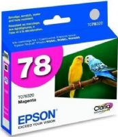 Epson T078320 Color Ink Cartridge, Print cartridge Consumable Type, Ink-jet Printing Technology, Magenta Color, Epson Claria Ink Cartridge Features, New Genuine Original OEM Epson, For use with Epson Stylus Photo R260, R380, R280, RX580, RX595 & RX680 (T078320 T078-320 T078 320 T-078320 T 078320) 