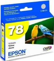 Epson T078420 Color Ink Cartridge, Print cartridge Consumable Type, Ink-jet Printing Technology, Yellow Color, Epson Claria Ink Cartridge Features, New Genuine Original OEM Epson, For use with Epson Stylus Photo R260, R380, R280, RX580, RX595 & RX680 (T078420 T078-420 T078 420 T-078420 T 078420) 