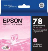 Epson T078620 Color Ink Cartridge, Print cartridge Consumable Type, Ink-jet Printing Technology, Light Magenta Color, Epson Claria Ink Cartridge Features, For use with Epson Stylus Photo R260, R380, R280, RX580, RX595 & RX680 (T078620 T078-620 T078 620 T-078620 T 078620) 