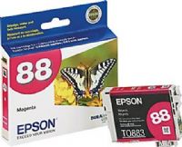 Epson T088320 model 88 Print cartridge, Ink-jet Printing Technology, Magenta Color, High Capacity Cartridge Yield, Epson DURABrite Ultra Cartridge Features, New Genuine Original OEM Epson (T088320 T-088320 T 088320 T088 320 T088-320) 