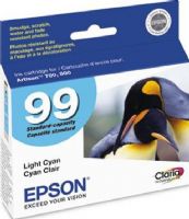 Epson T099520 model 99 Multipack Print cartridge, Print cartridge Consumable Type, Ink-jet Printing Technology, Light Cyan Color, Epson Claria Ink Cartridge Features, New Genuine Original OEM Epson, For use with Epson Artisan 700 & 800 model printers (T099520 T099-520 T099 520 T-099520 T 099520) 