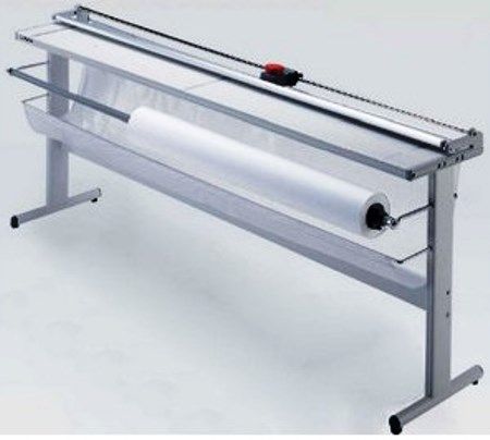 Neolt T250S Trim 250 Manual Light-Duty Rolling Blade Paper Trimmer, 98 in Cutting Width, 32 mil Paper Tickness, 0.6 mm Max. Cutting Thickness, 250 cm Usable Cutting Length, 274 cm Lenght, 48 cm Width, 98 cm Height with Support, 87 cm Height Working Plane, 13 kg Weight of the Cutter, 22 Kg Weight of the Support, Includes stand and catch tray (T-250S T 250S T250-S T250 S)