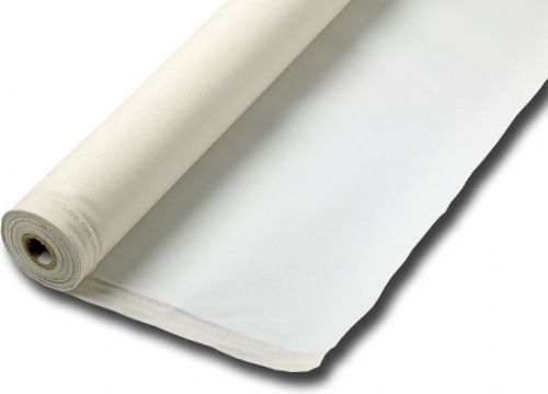Fredrix T10162 PRO Dixie, 55 x 30yd Acrylic Primed Cotton Canvas Roll; Pro Series Style 123 Dixie; Very heavy 100 percent cotton duck with substantial tooth and texture; Made from selected cotton yarn and coated with acid-free acrylic titanium priming; Great for murals and larger works; Equal in strength to many lighter weight linens; 12 oz / 406 g raw, 17.5oz / 0.593 g primed; Dimensions 53