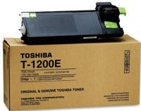 Toshiba T-1200E Black Toner Cartridge for use with Toshiba e-Studio 120 and 150 Printers, Approx. 6500 pages @ 5% average coverage, New Genuine Original OEM Toshiba Brand (T1200E T 1200E T1200) 
