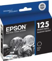 Epson T125120 model 125 Print cartridge, Print cartridge Consumable Type, Ink-jet Printing Technology, Black Color, New Genuine Original OEM Epson, For use with Stylus NX125, NX127, NX420, NX625 (T125120 T 125120 T-125120 T125 120 T125-120) 
