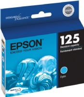 Epson T125220 model 125 Print cartridge, Print cartridge Consumable Type, Ink-jet Printing Technology, Cyan Color, New Genuine Original OEM Epson, For use with Stylus NX125, NX127, NX420, NX625 (T125220 T-125220 T 125220 T125 220 T125-220) 