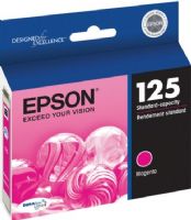 Epson T125320 model 125 Print cartridge, Print cartridge Consumable Type, Ink-jet Printing Technology, Magenta Color, New Genuine Original OEM Epson, For use with Stylus NX125, NX127, NX420, NX625 (T125320 T-125320 T 125320 T 25 320 T125-320) 