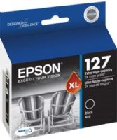 Epson T127120 Extra High Capacity 127 Black Ink Cartridge for use with Stylus NX530, NX625, WorkForce 545, 630, 633, 635, 645, 840, 845, WF-3520, WF-3530, WF-3540, WF-7510, WF-7520, 60 and WF-7010 Printers, New Genuine Original OEM Epson Brand, UPC 010343876163 (T12-7120 T127-120 T-127120 T1271-20) 