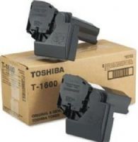 Toshiba T-1600 Black Laser Toner Cartridges (2/Pack) for use with Toshiba e-Studio 16 Laser Copier, Approx. 5000 pages @ 5% average coverage, New Genuine Original OEM Toshiba Brand (T1600 T 1600) 