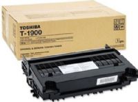 Toshiba T-1900 Black Toner Cartridge for use with Toshiba e-Studio 190F Fax Machine, Approx. 10000 pages @ 5% average coverage, New Genuine Original OEM Toshiba Brand (T1900 T 1900) 
