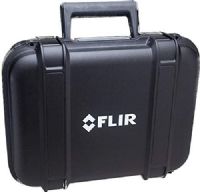 FLIR T198528 Hard transport case for Ex-series; Protects an Ex-Series Thermal Camera; Custom-Cut Foam Insert; Latch Closure; Foldable Top Handle; For use with FLIR E4, E5, E6 and E8 Thermal Imaging Infrared Cameras; Bult to protect your thermal imaging cameras and accessoires; Hard body design with a foam inside to ensure maximum safety when transporting; Large-size, high durability protective case; UPC: 845188004873 (FLIRT198528 FLIR T198528 CARRY CASE) 