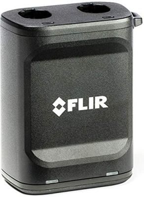 FLIR T199425ACC Battery Charger for Exx Series Cameras; External charger for two Exx batteries; 12 VDC input, Requires Model T911633ACC; For Exx-Series Thermal Cameras; Recharges Camera's Li-Ion Batteries; Two-Bay Design; LED Indicators; Dimensions: 5.6 x 4.3 x 2.4 in.; Weight: 1 pounds; UPC: 845188014483 (FLIRT199425ACC T199425ACC BATTERY CHARGE)