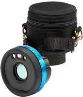 Flir T199589 Interchangeable Lens, 24 degrees with Case; For Use With FLIR E75, E85, E95, T530 and T540 Thermal Imaging Cameras; Automatically calibrates with camera for precise temperature readings; 24 x 18 degrees FOV; 17 mm focal length; Dimensions: 5.2 x 5.2 x 6.9 inches; Weight: 1.4 pounds; UPC: 845188002688 (FLIRT199589 T199589 LENS CASE) 