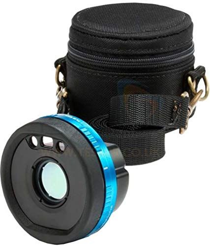 Flir T199590 Interchangeable Lens, 42 degrees with Case; For Use With FLIR E75, E85, E95, T530 and T540 Thermal Imaging Cameras; Automatically calibrates with camera for precise temperature readings; 42 x 32 degrees FOV; 10 mm focal length; Dimensions: 3.1 x 6.1 x 9.1 inches; Weight: 1.4 pounds; UPC: 845188002671 (FLIRT199590 T199590 LENS CASE)
