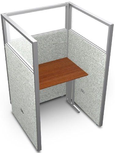 OFM T1X1-6336-P Cubicle Privacy Station Panel System, 1X1 configuration, 63
