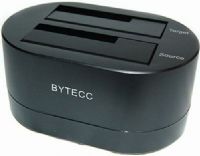 Bytecc T-203BK Stand Alone HDD/SSD Duplicator, Install and Access Hard Drive in seconds, Simple to use design, No Enclosure or Opening case are needed, Compliance with Serial ATA International Organization's SATA Revison 2.6, Support SATA 1.5G/3.0G Speed Negotiation, Support SATA II Asynchronous Signal Recovery (Hot plug) feature (T203BK T 203BK T203-BK T-203 BK T203) 