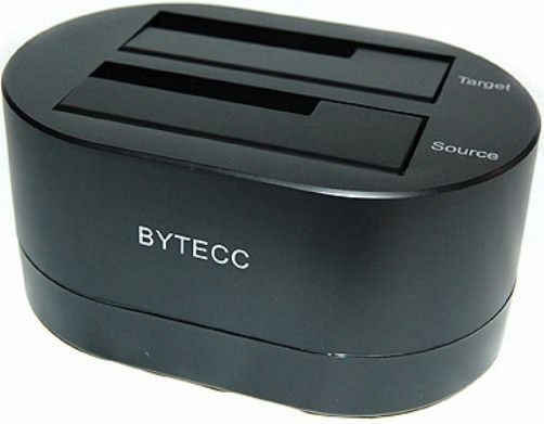 Bytecc T-203BK Stand Alone HDD/SSD Duplicator, Install and Access Hard Drive in seconds, Simple to use design, No Enclosure or Opening case are needed, Compliance with Serial ATA International Organization's SATA Revison 2.6, Support SATA 1.5G/3.0G Speed Negotiation, Support SATA II Asynchronous Signal Recovery (Hot plug) feature (T203BK T 203BK T203-BK T-203 BK T203)