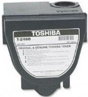 Toshiba T2460 Yield Toner, Black Color, 10000 pages Cartridge Duty Cycle, Copier Print Technology, Works with DP2460, DP2560, DP2570 copiers, New Genuine Original Toshiba (T2460 T-2460 T 2460) 