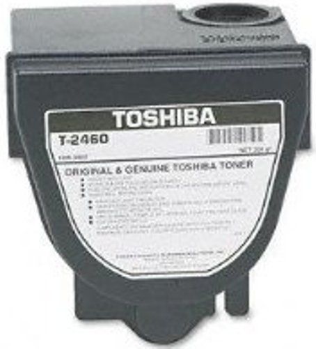 Toshiba T2460 Yield Toner, Black Color, 10000 pages Cartridge Duty Cycle, Copier Print Technology, Works with DP2460, DP2560, DP2570 copiers, New Genuine Original Toshiba (T2460 T-2460 T 2460)