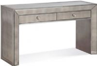 Bassett Mirror T2624-400EC Murano Console Table in Antique Mirror, 2 Drawers, Wood Material, Contemporary Decor, Mirror Finish, Luxury Class, 61"W x 38"H x 25"D, UPC 036155281094 (T2624400EC T2624-400EC T2624 400EC) 