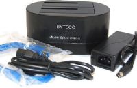 Bytecc T-320 USB 3.0 SuperSpeed to Dual SATA Docking Station, Black, Compliant with USB 3.0 type-B connector, Supports Full-speed (12Mbps)/ High-speed (480Mbps)/ Super-speed (5Gbps) Operation, Complies with Gen2i/Gen2m of Serial ATA II Spec 2.6, Supports hot-swapping & Plug and Play function, Supports 2.5" & 3.5" hard drives up to 2TB (T320 T 320) 