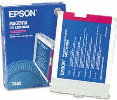 Epson T462011 Ink Cartridge, Inkjet Print Technology, Magenta Print Color, 28 Page A1 at 40 % Coverage 720 dpi and 3800 Page A4 at 5 % Coverage 360 dpi Print Yield, Epson DURABrite Ultra Cartridge Features, For use with EPSON Stylus Pro 7000 (T462011 T462-011 T462 011 T-462011 T-462011)