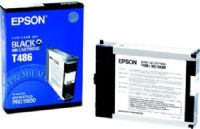 Epson T486011 Ink Cartridge, Black Print Color, 3200 Pages Duty Cycle , 5% Print Coverage , New Genuine Original OEM Epson, For use with EPSON Stylus Pro 5500 Printer (T486011 T486-011 T486 011 T-486011 T 486011) 