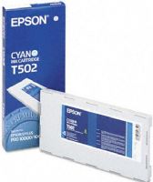 Epson T502011 Photographic Dye Ink Cartridge, Inkjet Print Technology, Cyan Print Color, 500 ml Ink Volume, New Genuine Original OEM Epson, For use with Epson Stylus Pro 10000 Printer and Epson Stylus Pro 10600 Printer (T502011 T502-011 T502 011 T-502011 T 502011) 