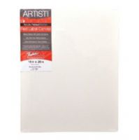 Fredrix 5024 Stretched Canvas 18 x 36 inches, Color White/Ivory; Features superior quality, medium textured, duck canvas; Canvas is double primed with acid free acrylic gesso for use with oil or acrylic painting; It is stapled onto the back of standard stretcher bars (11/16 x 1 9/16 inches); Paint on all four edges and hang it with or without a frame; Shipping Dimensions 18.00 x 36.00 x 1.00 inches; Shipping Weight 2.36 lbs; UPC 081702050241 (T5024 T-5024 T/5024 FREDRIX5024 FREDRIX-5024) 