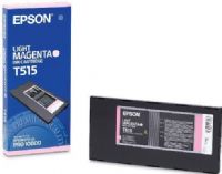 Epson T515201 model T515  Ink Cartridge, Standard Cartridge Yield Type, Light Magenta Color, Epson Wide Format Printers Stylus Pro 10000 CF, Stylus Pro 10600, UPC 010343834460 (T515201 T-515201 T 515201) 