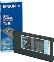 Epson T516201 model T515  Ink Cartridge, Standard Cartridge Yield Type, Cyan Color, Epson Wide Format Printers Stylus Pro 10000 CF, Stylus Pro 10600, UPC 010343834484 (T516201 T-516201 T 516201) 