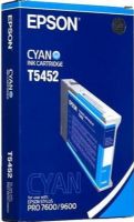 Epson T545200 Photographic Dye Ink Cartridge, Ink tank Consumable Type, Ink-jet Printing Technology, Cyan Color, 110 ml Capacity, New Genuine Original OEM Epson, For use with 7600 and 9600 Epson Stylus Pro printer (T545200 T545-200 T545 200 T-545200 T 545200) 