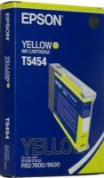 Epson T545400 Photographic Dye Ink Cartridge, Ink tank Consumable Type, Ink-jet Printing Technology, Yellow Color, 110 ml Capacity, New Genuine Original OEM Epson, For use with 7600 and 9600 Epson Stylus Pro printer (T545400 T545-400 T545 400 T-545400 T 545400) 