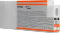 Epson T596A00 Ultrachrome HDR Ink Cartridge, Print cartridge Consumable Type, Ink-jet Printing Technology, Orange Color, 350 ml Capacity, New Genuine Original OEM Epson, For use with Epson Stylus Pro 7900 & 9900 (T596A00 T596-A00 T596 A00 T-596A00 T 596A00) 