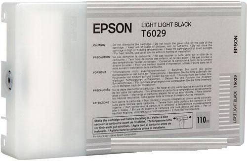 Epson T602900 Inkjet cartridge, Print cartridge Consumable Type, Ink-jet Printing Technology, Light light black Color, 110 ml Capacity, Epson UltraChrome K3 Ink Cartridge Features, For use with Epson Stylus Pro 7800, 7880, 9800 & 9880 Printers (T602900 T602-900 T602 900 T-602900 T 602900)