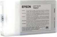 Epson T603700 Light Black UltraChrome K3 220 ml Ink Cartridge for use with Stylus Pro 7800, 7880 and 9800 ColorBurst Professional Inkjet Printers, New Genuine Original OEM Epson Brand (T-603700 T60-3700 T603-700 T6037-00)  