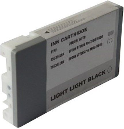 Epson T603900 Light Light Black UltraChrome K3 220 ml Ink Cartridge for use with Stylus 7800, 7880 and 9800 ColorBurst Professional Inkjet Printers, New Genuine Original OEM Epson Brand (T-603900 T60-3900 T603-900 T6039-00) 