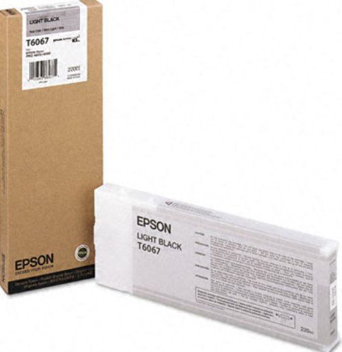Epson T606700 UltraChrome Ink Cartridge, Print cartridge Consumable Type, Ink-jet Printing Technology, Light black Color, 220 ml Capacity, Epson UltraChrome K3 Ink Cartridge Features, New Genuine Original OEM Epson, For use with Epson Stylus Pro 4880 Printer (T606700 T606-700 T606 700 T-606700 T 606700)