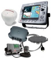 Raymarine T62139 Model E120 High Performance Multifunction Navigation System Package with 12.1" Ultra Bright Sunlight Viewable Color Display, Includes: E120 Display, Raystar 125 Antenna, DSM300 Sonar Sensor, Ray218 VHF, Crossover Coupler and Seatalk High Speed Network Cable (T-62139 T 62139 E-120 E 120) 