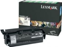 Lexmark T650H11A High Yield Black Return Program Print Cartridge For use with Lexmark T654dn, T652dn, T650dn, T654dtn, T654n, T652dtn, T652n, T650dtn, T650n and T656dne Printers, 25000 standard pages Declared yield value in accordance with ISO/IEC 19752, New Genuine Original Lexmark OEM Brand, UPC 734646064309 (T650-H11A T650 H11A T650H-11A) 