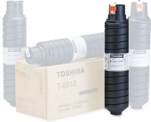 Toshiba T-6510 Black Toner Cartrigde, New Genuine Original OEM Ricoh Brand For Use with e-Studio 550 / 650 / 810 Copiers (T6510 T 6510)