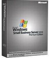 Microsoft T75-01256 Windows Small Business Server 2003 Premium Edition with Service Pack 1, Version upgrade package License Type, Standard License Pricing, CD/DVD Media, Retail Package Type, 750 MHz Min Processor Type, 512 MB Min RAM Size, 16 GB Min Hard Drive Space, CD-ROM, network adapter, VGA monitor Peripheral / Interface Devices (T75-01256 T75 01256 T7501256) 