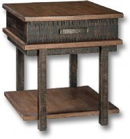 Ashley T892-3 Stanah End Table; Qualifies for Free Standard Shipping; Made of veneers, wood and engineered wood; Two-tone treatment; Heavily textured distressing; Assembly required; Smooth-gliding drawer; Hammered-style metal pull; Dimensions 28.5" x 12.75" x 28.75"; Weight 53.99 Lbs; UPC 024052373813 (ASHLEYT8923 ASHLEY T8923 T 892 3 ASHLEY-T8923 T-892-3) 