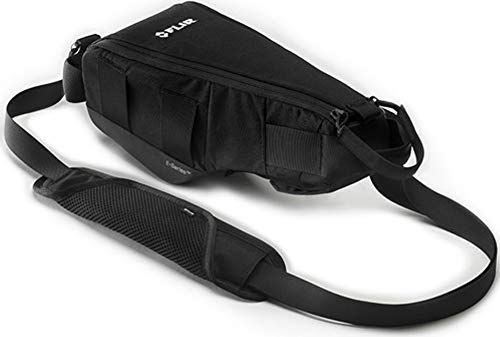 FLIR T911689ACC Pouch Case for Ex and Exx Series; For use with E33, E40, E40bx, E50, E50bx, E60, E60bx, E63, E75, E85, E95, E4, E5, E6 and E8 Infrared Thermal Cameras; Includes Shoulder Strap; Zipper Closure; Shoulder Strap; Dimensions: 14 x 6.2 x 5.8 in.; Weight: 1.2 pounds; UPC: 845188016388 (FLIRT911689ACC FLIR T911689ACC CARRY CASE)
