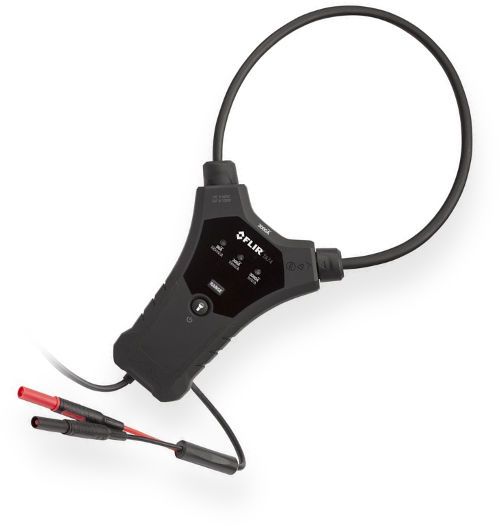 FLIR TA74 Universal Flex Current Probe, 3000A, 18 in.; Take accurate measurements in tight or awkward spots; Snake the coil around obstacles with ease, even in deep, crowded cabinets; Measure multiple conductors and targets with limited clearance; Switchable AC current range: 30A, 300A, 3000A; UPC: 793950377741 (FLIRTA74 FLIR TA74 UNIVERSAL FLEX)