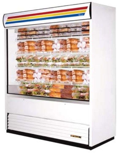 True TAC-72-RC 65.9 Cu.Ft. Vertical Air Curtain Remote Refrigerators (remote condenser), Adjustable, heavy duty PVC coated shelves (TAC72RC TAC-72RC TAC72-RC TAC-72 TAC72)